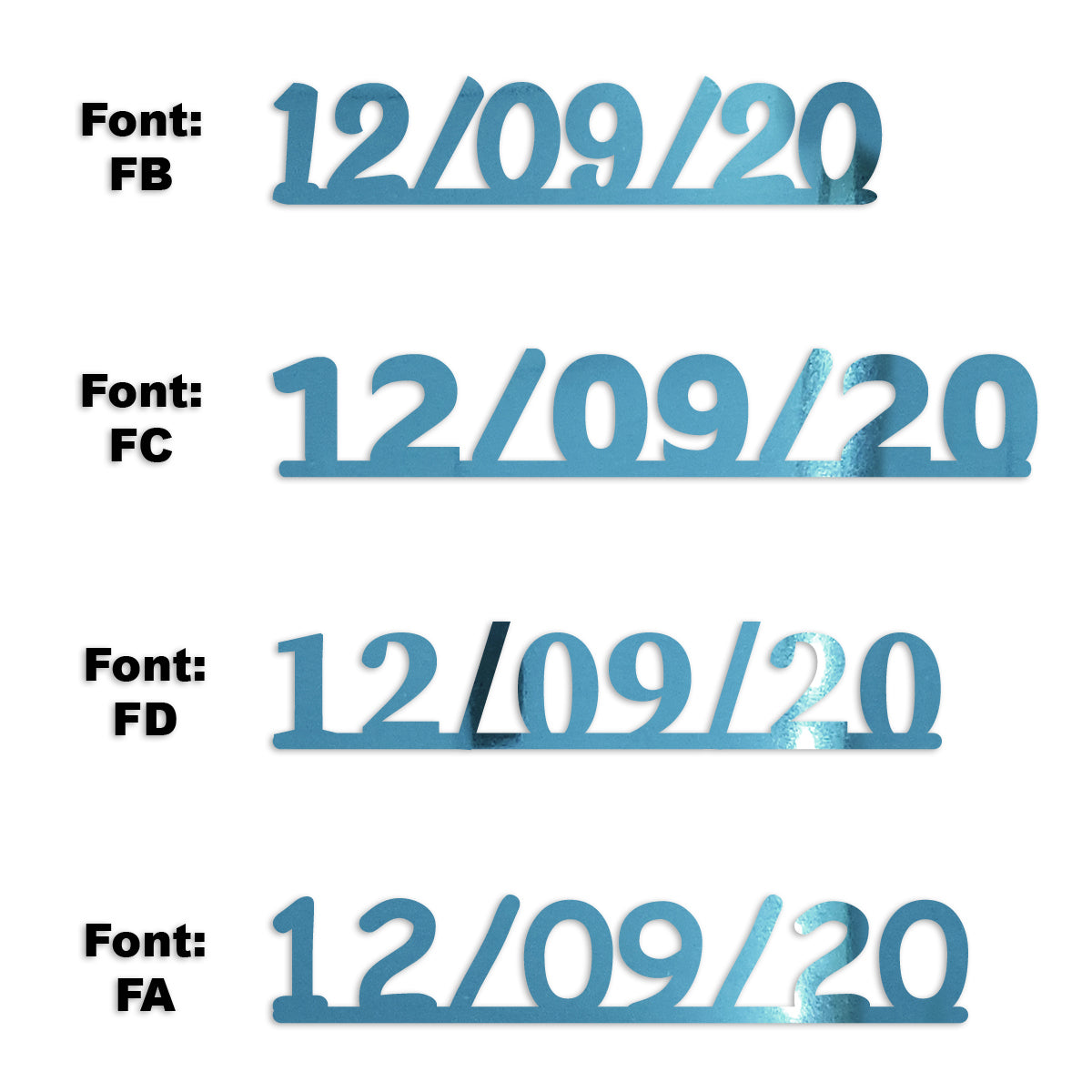 Custom-Fetti Date - 12/09/24 or 12/09/25  Blue Sky