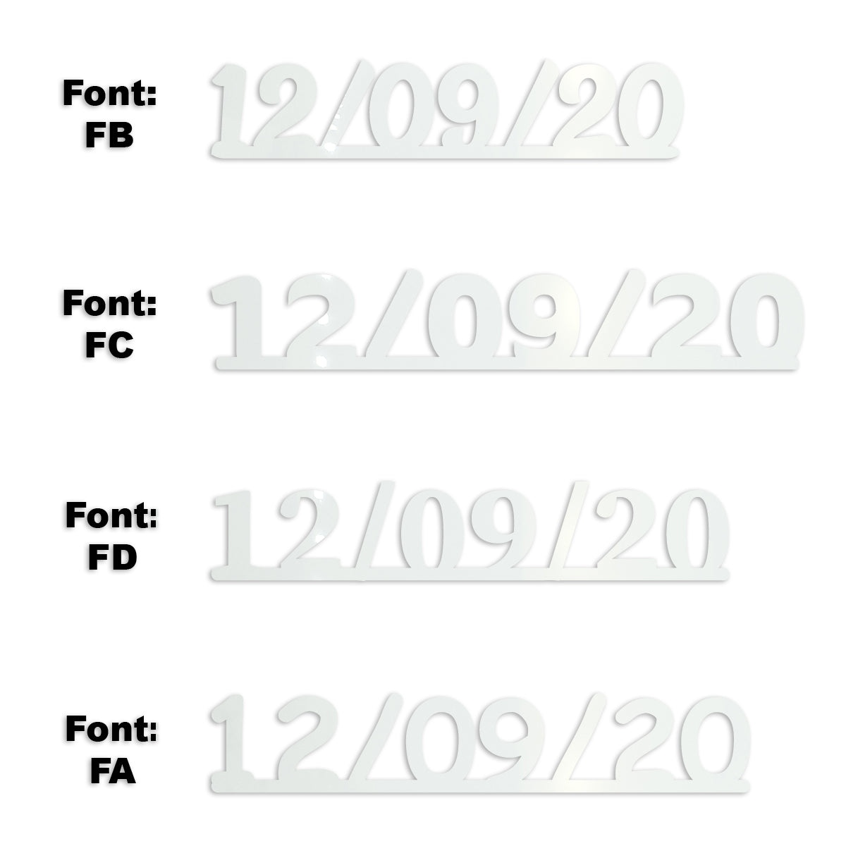 Custom-Fetti Date - 12/09/24 or 12/09/25  White