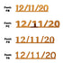 Custom-Fetti Date - 12/11/24 or 12/11/25  Orange