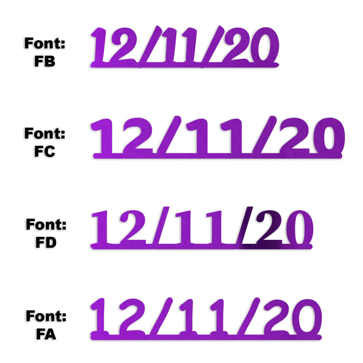 Custom-Fetti Date - 12/11/24 or 12/11/25  Purple