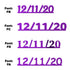 Custom-Fetti Date - 12/11/24 or 12/11/25  Purple