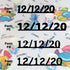 Custom-Fetti Date - 12/12/24 or 12/12/25  Black