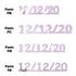 Custom-Fetti Date - 12/12/24 or 12/12/25  Pink