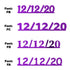 Custom-Fetti Date - 12/12/24 or 12/12/25  Purple
