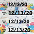 Custom-Fetti Date - 12/13/24 or 12/13/25  Black