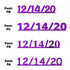 Custom-Fetti Date - 12/14/24 or 12/14/25  Purple