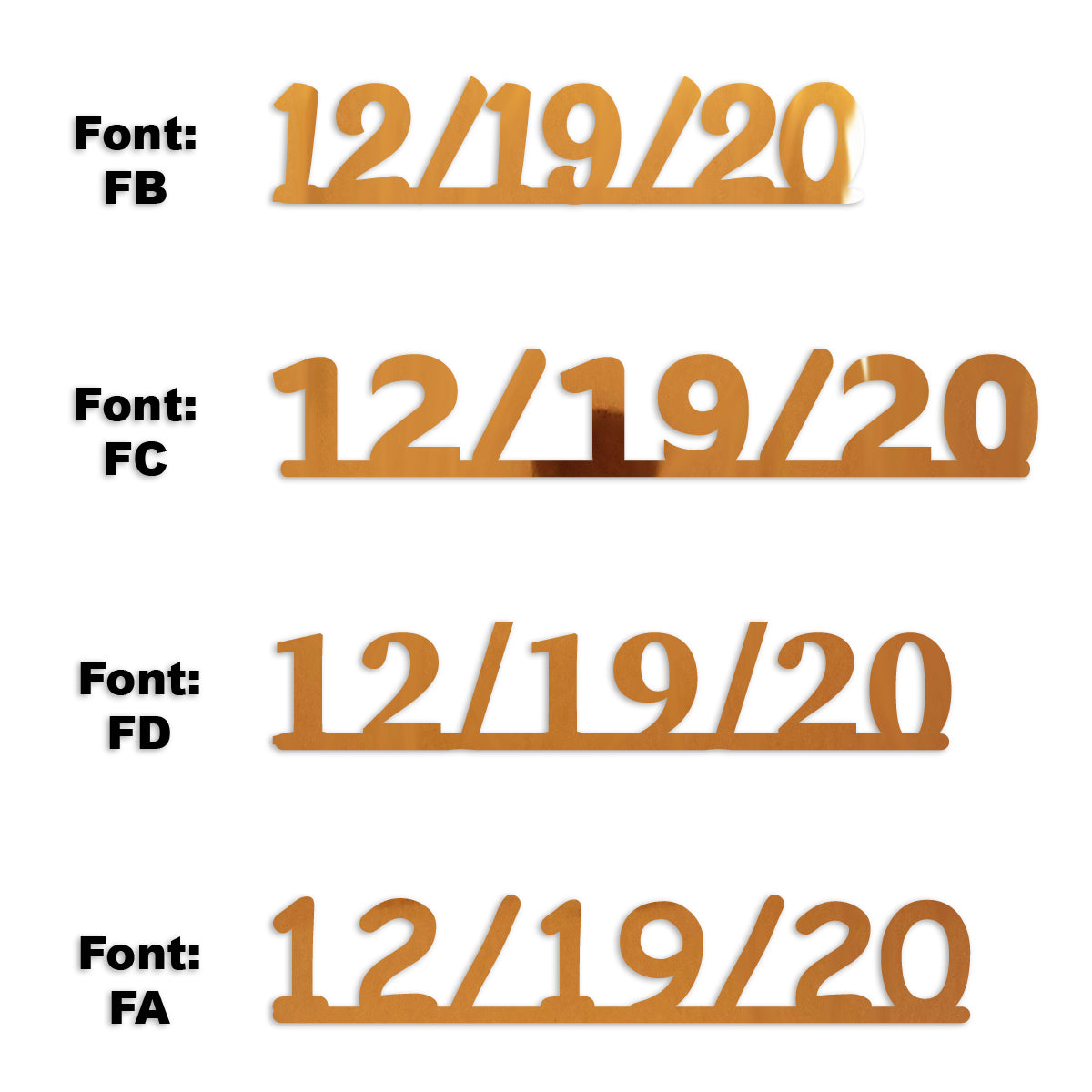 Custom-Fetti Date - 12/19/24 or 12/19/25  Orange