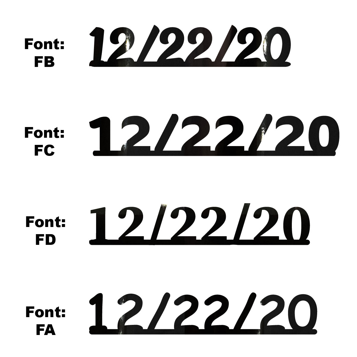 Custom-Fetti Date - 12/22/24 or 12/22/25  Black