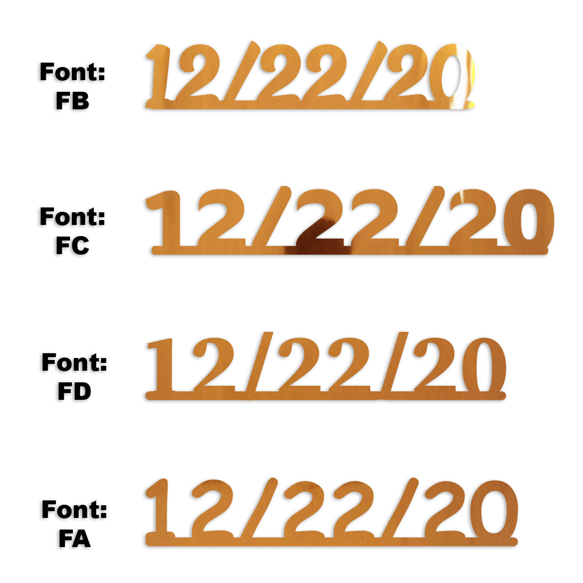 Custom-Fetti Date - 12/22/24 or 12/22/25  Orange