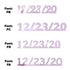 Custom-Fetti Date - 12/23/24 or 12/23/25  Pink