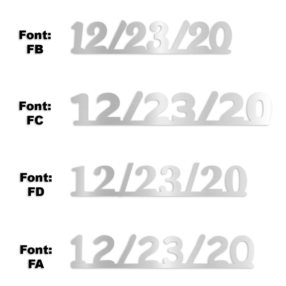 Custom-Fetti Date - 12/23/24 or 12/23/25  Silver