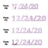 Custom-Fetti Date - 12/24/24 or 12/24/25  Pink
