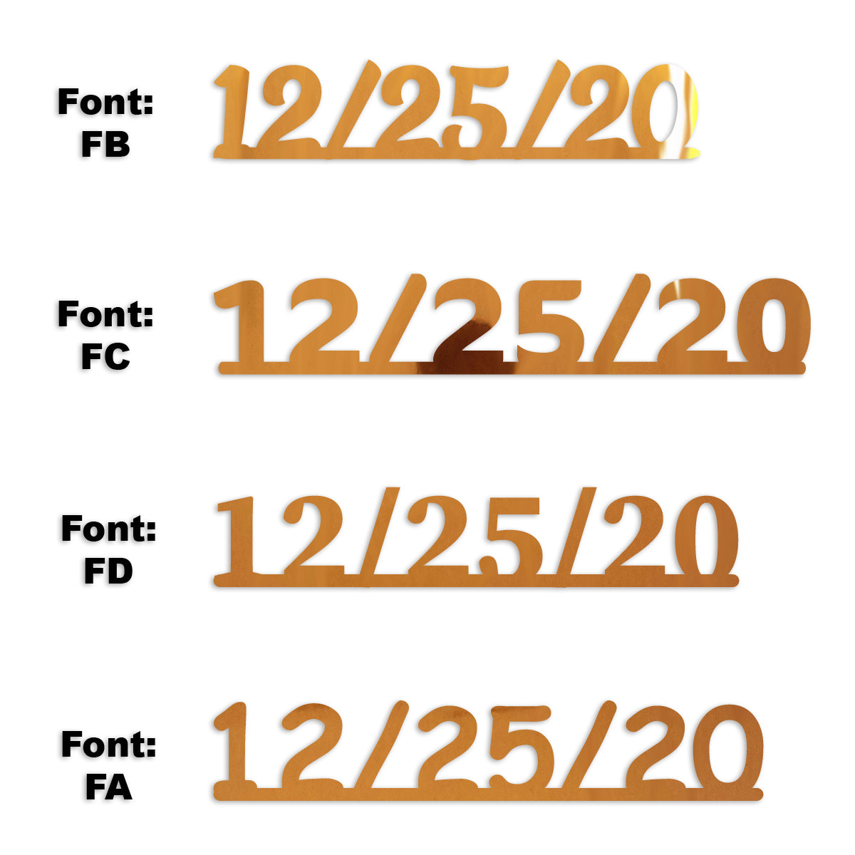 Custom-Fetti Date - 12/25/24 or 12/25/25  Orange