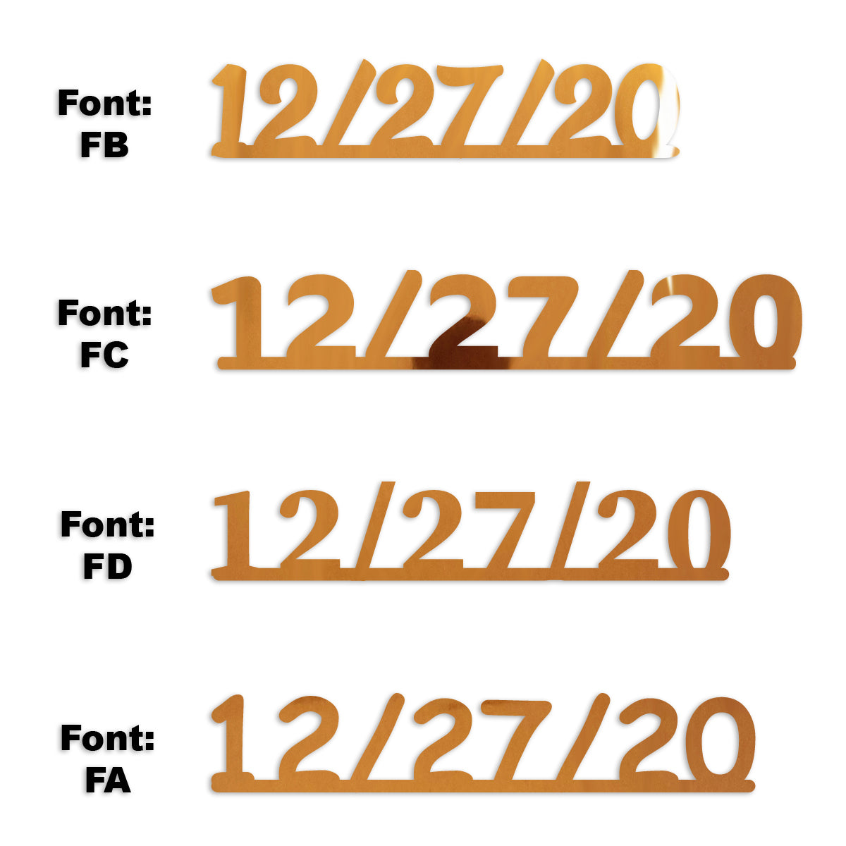 Custom-Fetti Date - 12/27/24 or 12/27/25  Orange