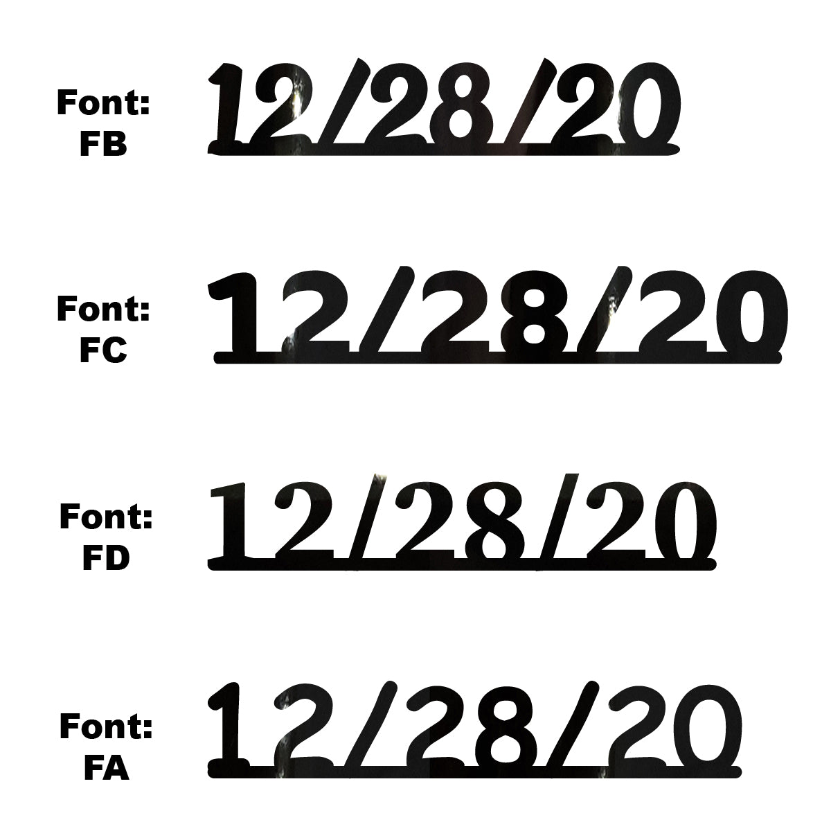 Custom-Fetti Date - 12/28/24 or 12/28/25  Black
