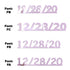 Custom-Fetti Date - 12/28/24 or 12/28/25  Pink