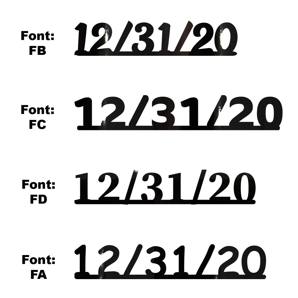Custom-Fetti Date - 12/31/24 or 12/31/25  Black