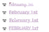 Custom-Fetti Date - FEBRUARY 1st Pink