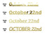 Custom-Fetti Date - OCTOBER 22nd Gold