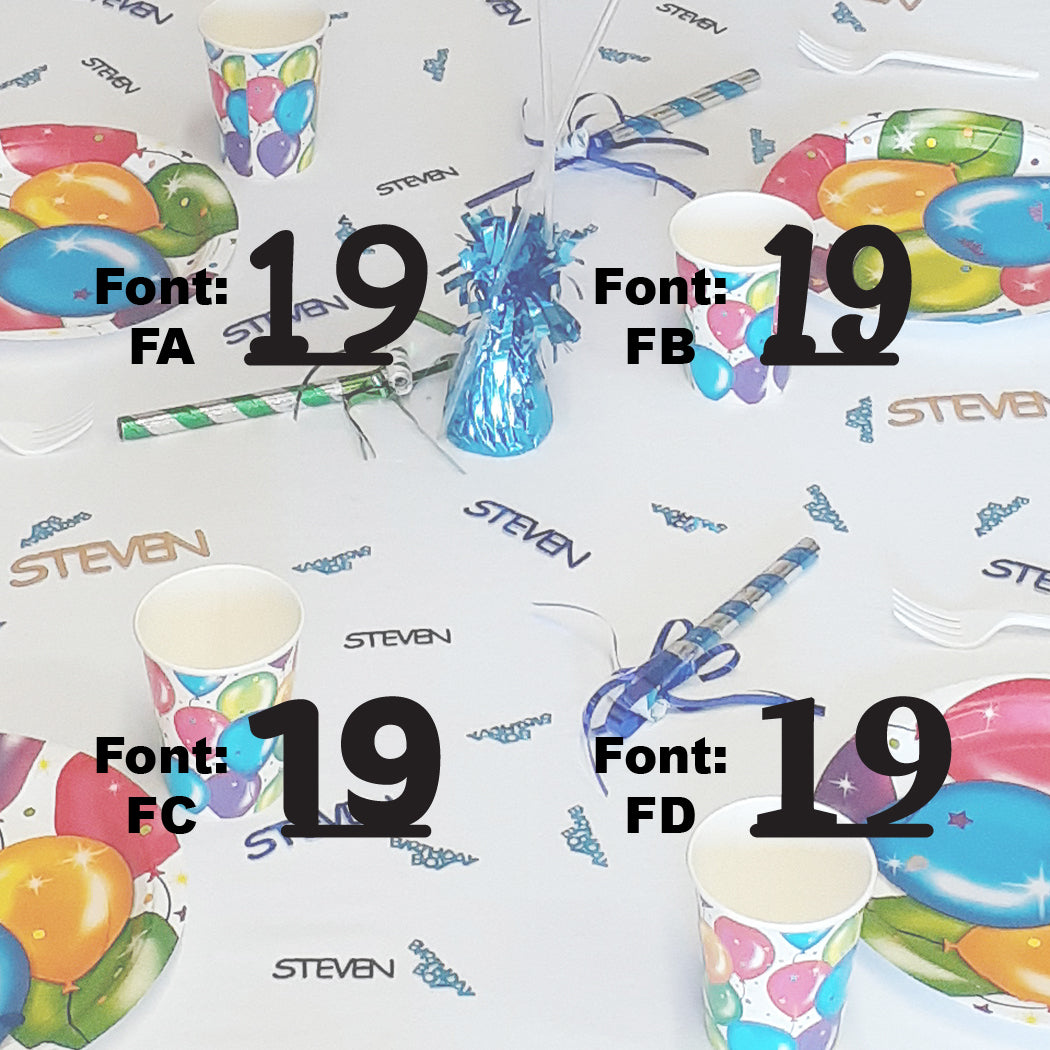 Custom-Fetti Number - 19 – Confetti.Com