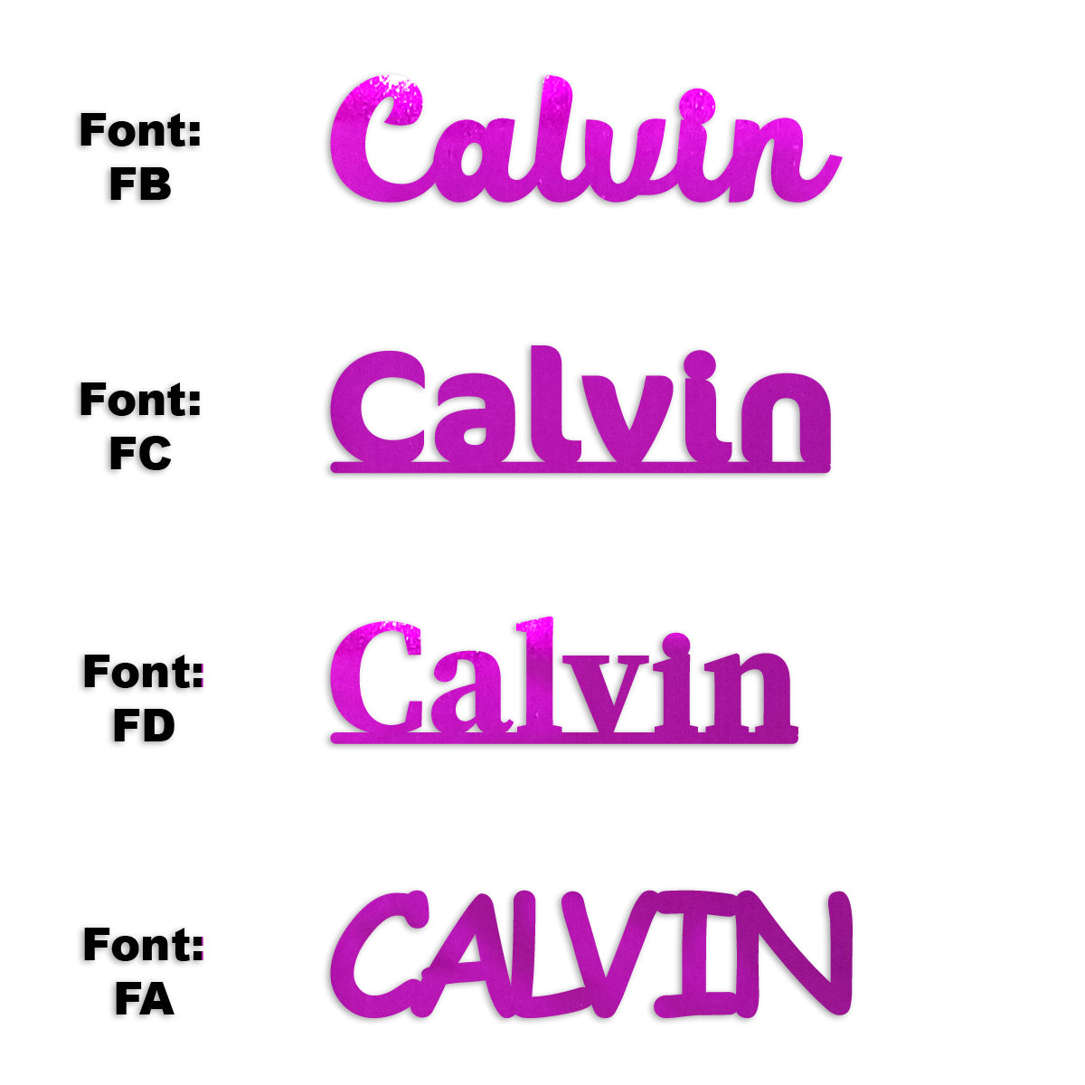 Custom-Fetti Boy - CALVIN Fuchsia