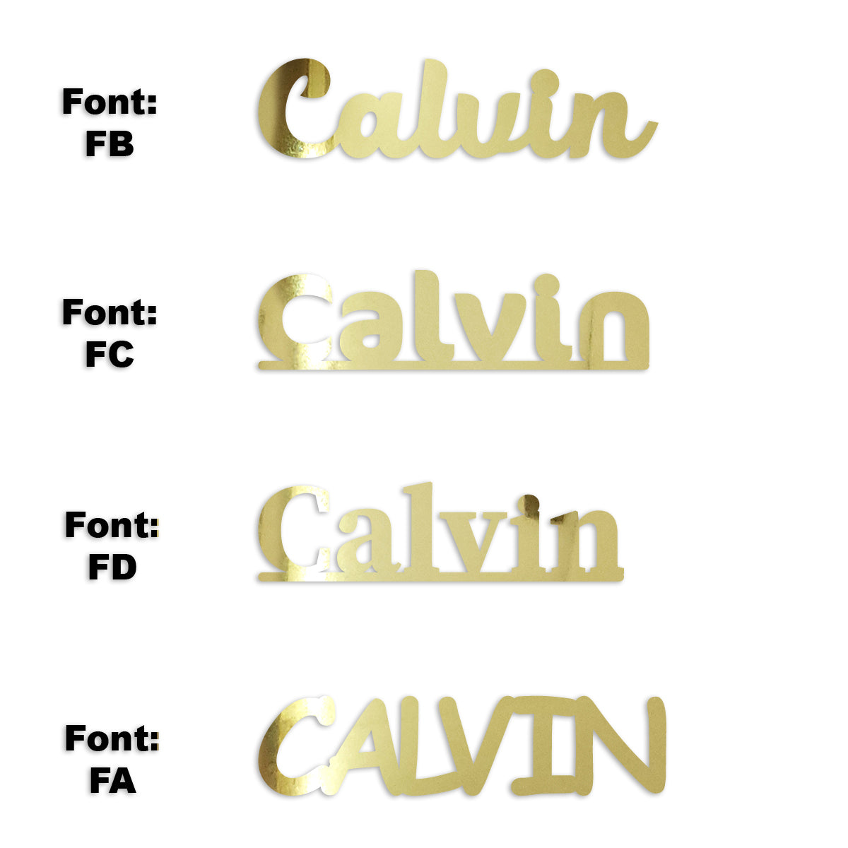 Custom-Fetti Boy - CALVIN Gold