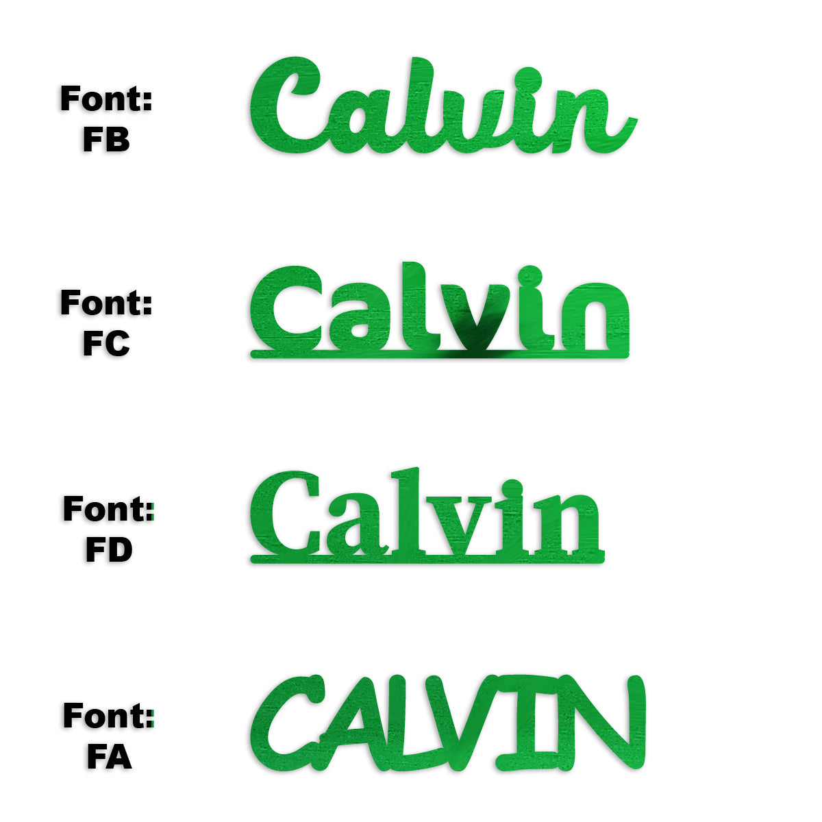 Custom-Fetti Boy - CALVIN Green