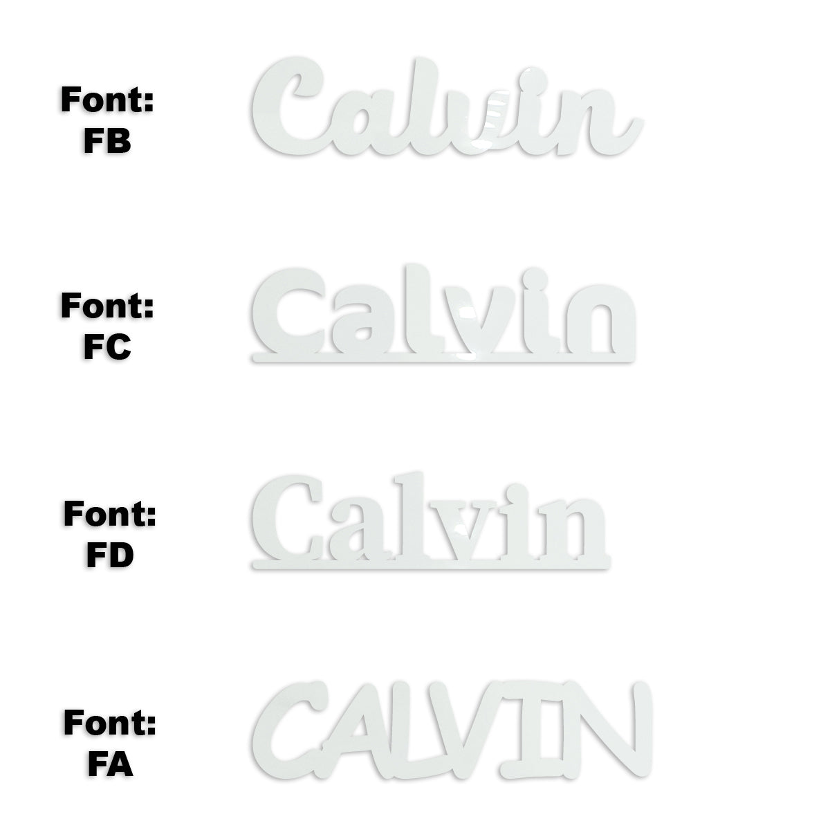Custom-Fetti Boy - CALVIN White