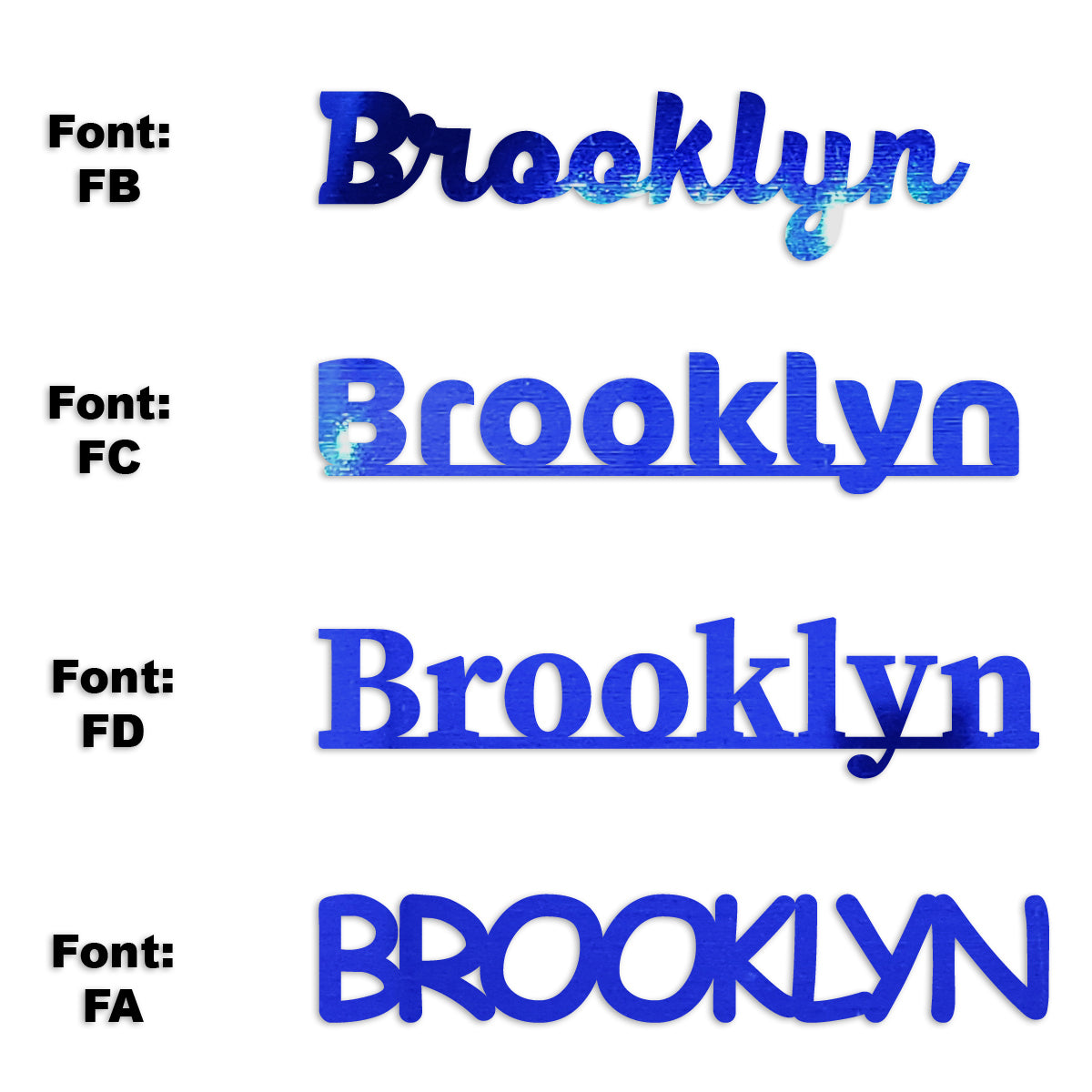 Custom-Fetti Girl - BROOKLYN Blue Royal