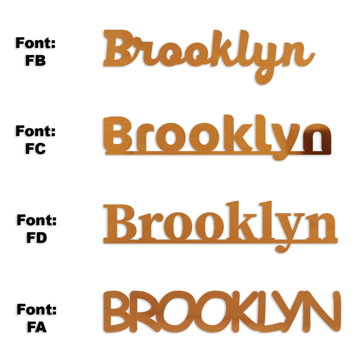 Custom-Fetti Girl - BROOKLYN Orange