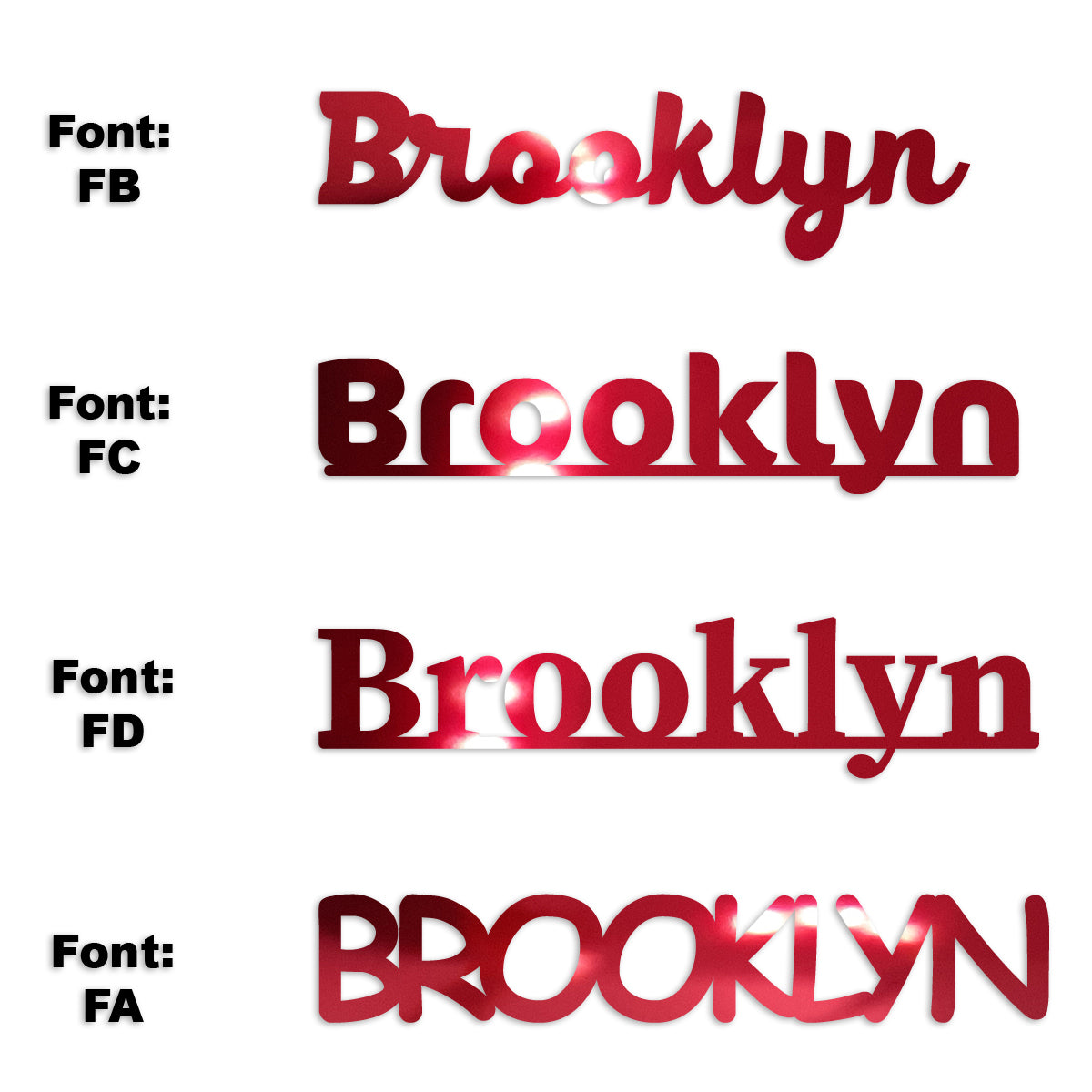 Custom-Fetti Girl - BROOKLYN Red