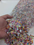 Mexican Fiesta Multicolor Paper Confetti Circle 1/4"- 300 grams Bag