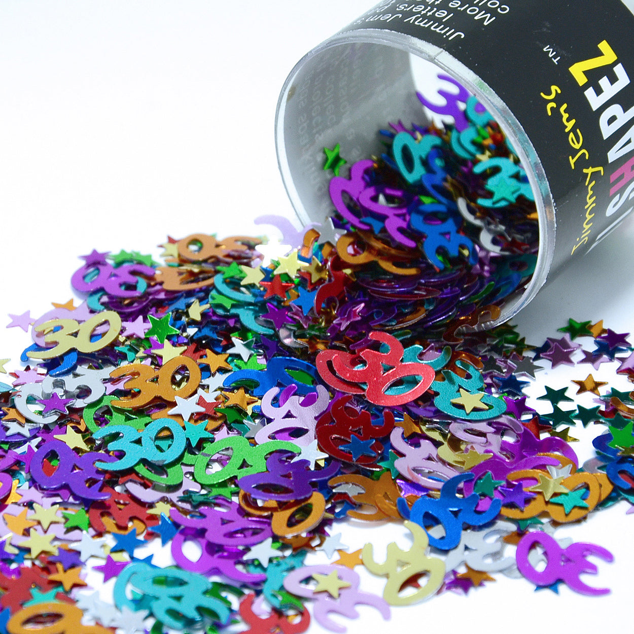 Confetti Mix - 30s & Circles or Stars – Confetti.Com
